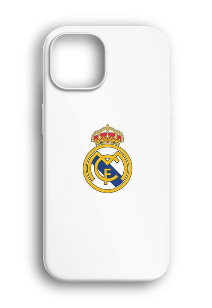 Real Madrid Amblem Beyaz Telefon Kılıfı