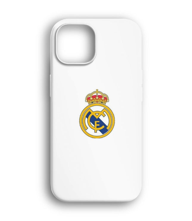 Real Madrid Amblem Beyaz Telefon Kılıfı