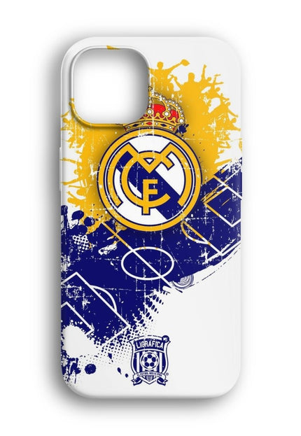 Real Madrid Amblem Beyaz2 Telefon Kılıfı