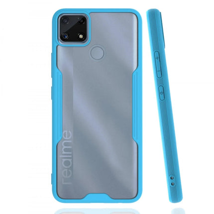 Realme C25 Platin Silikon Kılıf - Mavi