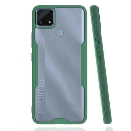 Realme C25 Platin Silikon Kılıf - Yeşil