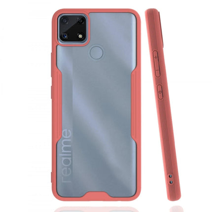 Realme C25 Platin Silikon Kılıf - Pembe