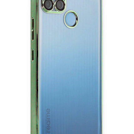 Realme C25Y Razer Lensli Silikon Kılıf - Yeşil