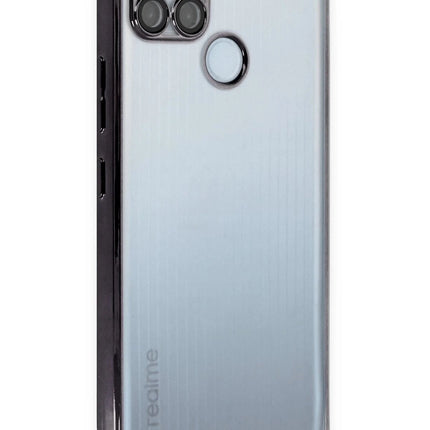 Realme C25Y Razer Lensli Silikon Kılıf - Siyah