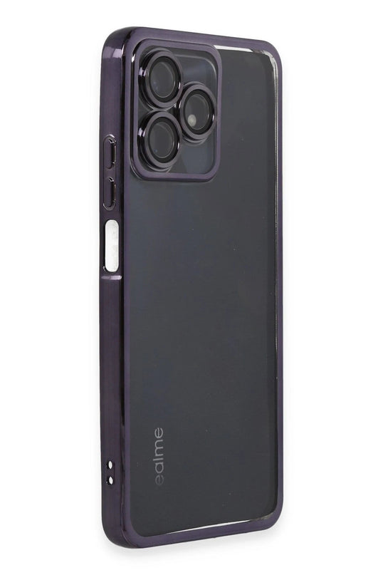 Realme C53 Razer Lensli Silikon Kılıf - Mor 2