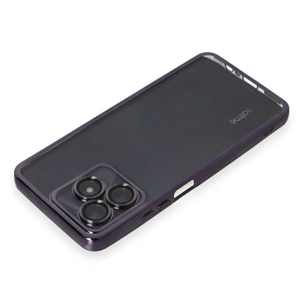 Realme C53 Razer Lensli Silikon Kılıf - Mor 3