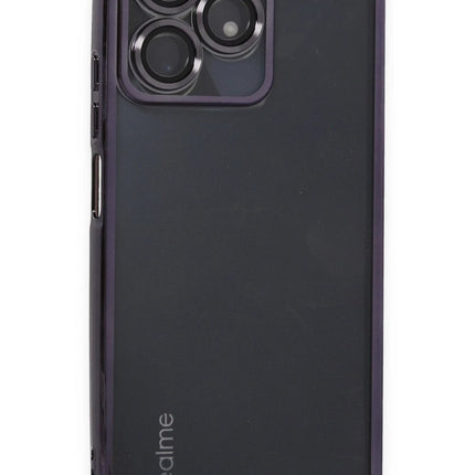 Realme C53 Razer Lensli Silikon Kılıf - Mor