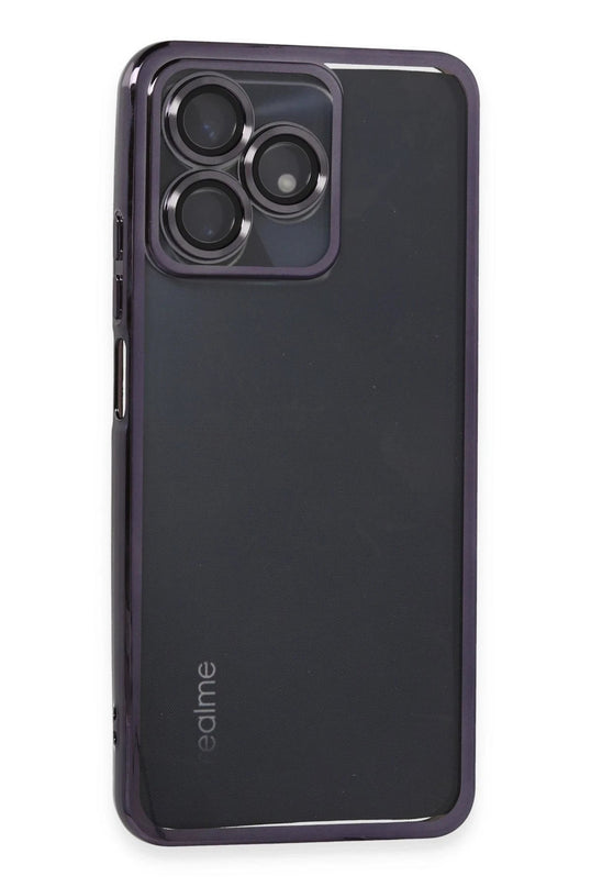 Realme C53 Razer Lensli Silikon Kılıf - Mor