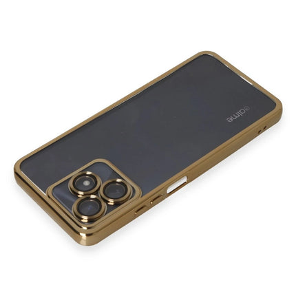 Realme C53 Razer Lensli Silikon Kılıf - Gold 3