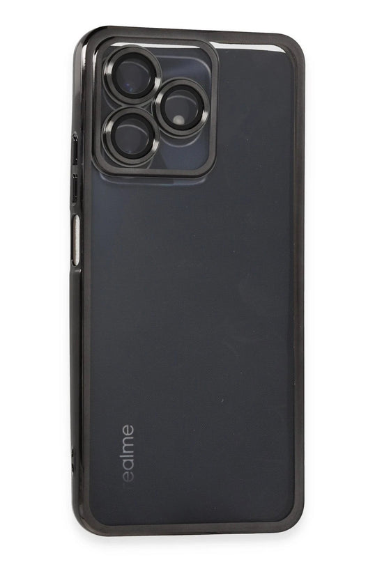 Realme C53 Razer Lensli Silikon Kılıf - Siyah