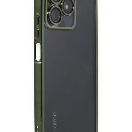 Realme C53 Razer Lensli Silikon Kılıf - Yeşil 2