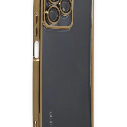 Realme C53 Razer Lensli Silikon Kılıf - Gold 2