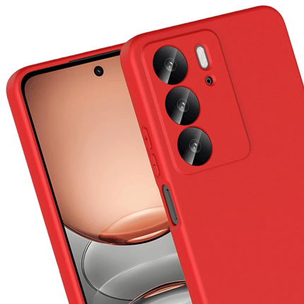 Realme C75 4G First Silikon Kılıf - Kırmızı 3