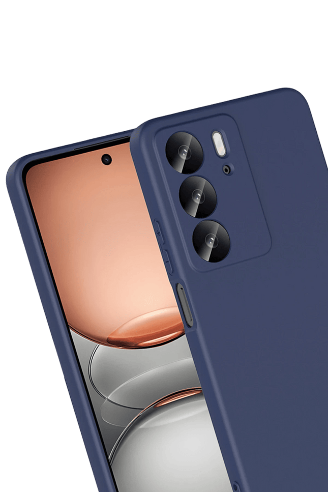 Realme C75 4G First Silikon Kılıf - Lacivert 3