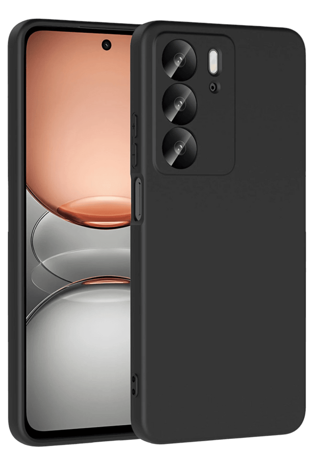 Realme C75 4G First Silikon Kılıf - Siyah