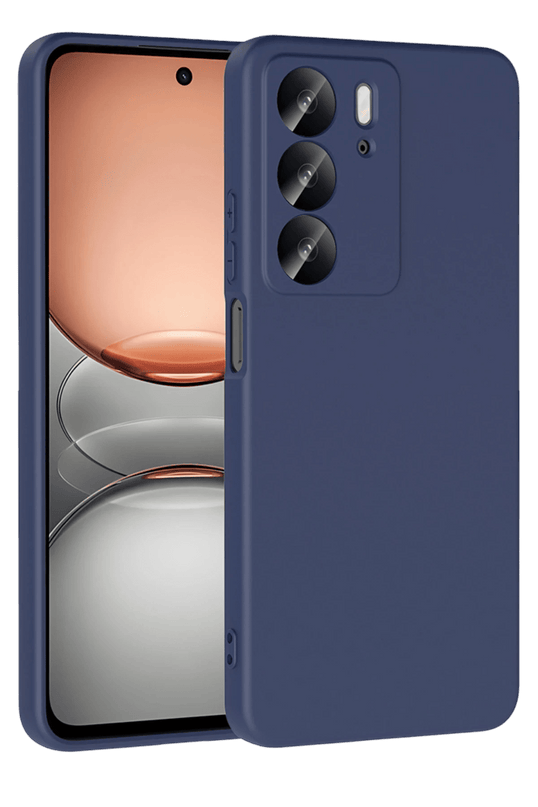 Realme C75 4G First Silikon Kılıf - Lacivert