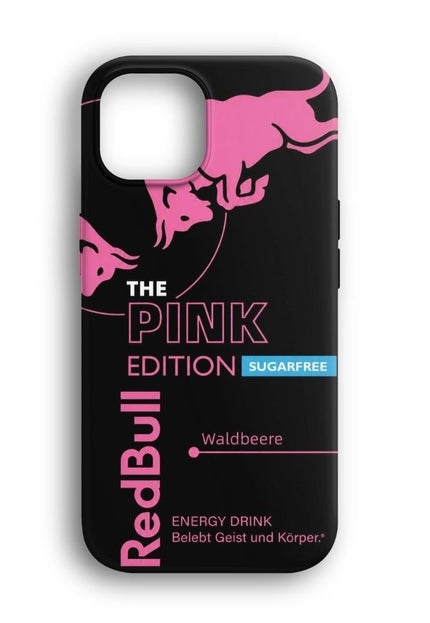Redbull Logo PinkBlack Telefon Kılıfı