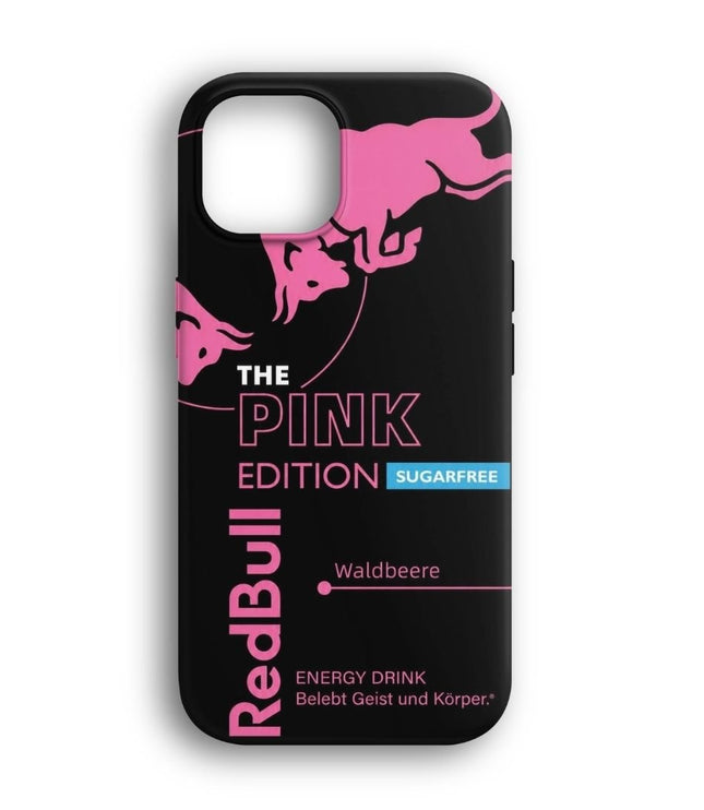 Redbull Logo PinkBlack Telefon Kılıfı