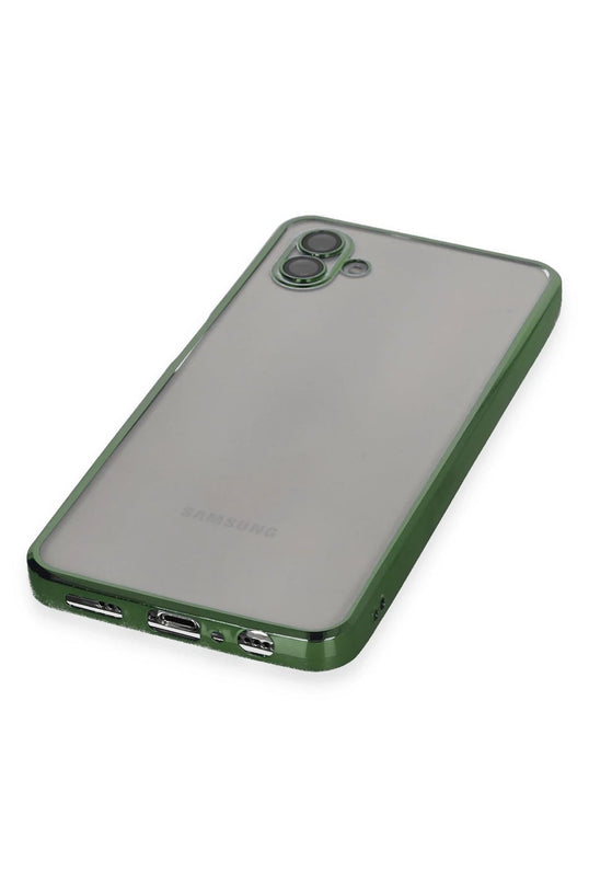 Samsung Galaxy A04 Razer Lensli Silikon Kılıf - Yeşil 4