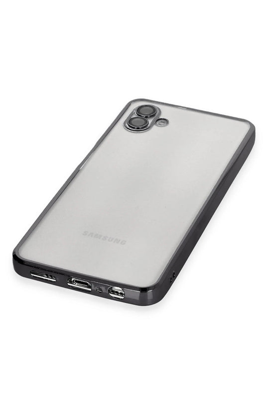 Samsung Galaxy A04 Razer Lensli Silikon Kılıf - Siyah 4