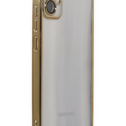 Samsung Galaxy A05 Razer Lensli Silikon Kılıf - Gold 2