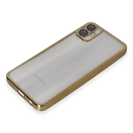 Samsung Galaxy A05 Razer Lensli Silikon Kılıf - Gold 4