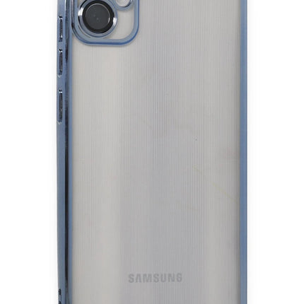 Samsung Galaxy A05 Razer Lensli Silikon Kılıf - Lacivert