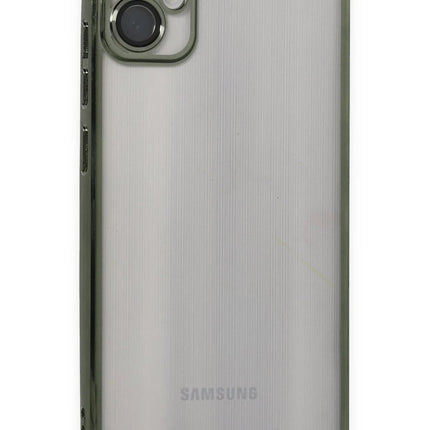 Samsung Galaxy A05 Razer Lensli Silikon Kılıf - Yeşil