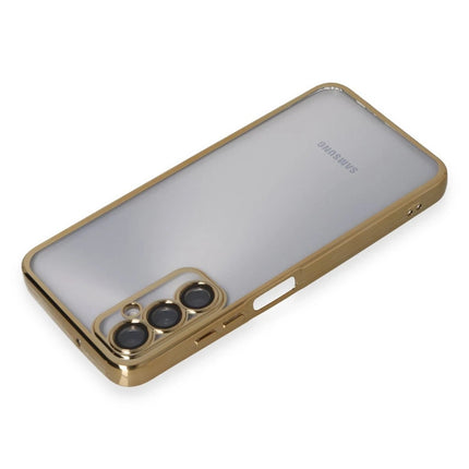 Samsung Galaxy A05S Razer Lensli Silikon Kılıf - Gold 3