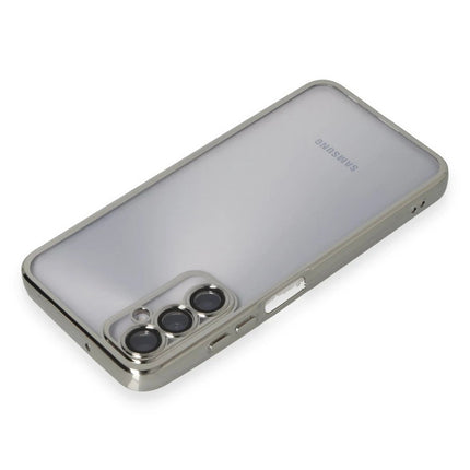 Samsung Galaxy A05S Razer Lensli Silikon Kılıf - Gümüş 3