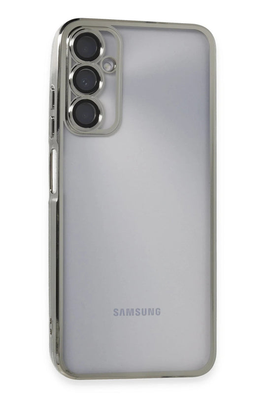 Samsung Galaxy A05S Razer Lensli Silikon Kılıf - Gümüş