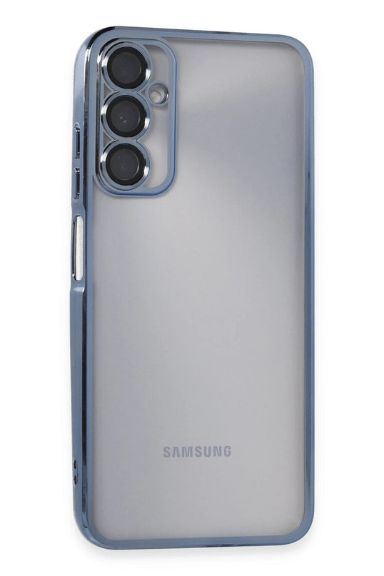 Samsung Galaxy A05S Razer Lensli Silikon Kılıf - Açık Mavi