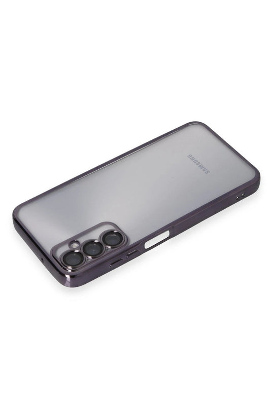 Samsung Galaxy A05S Razer Lensli Silikon Kılıf - Mor 3