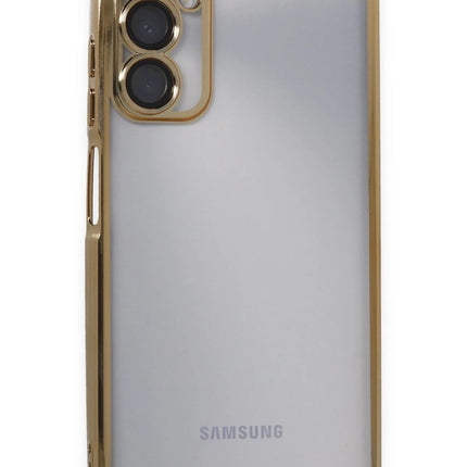 Samsung Galaxy A05S Razer Lensli Silikon Kılıf - Gold