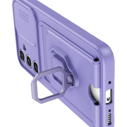 Samsung Galaxy A05S Zuma Kartvizitli Yüzüklü Silikon Kılıf - Lila 3