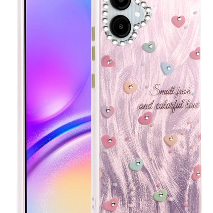 Samsung Galaxy A06 Blade Aynalı Desenli Kapak Kılıf - Desen 8