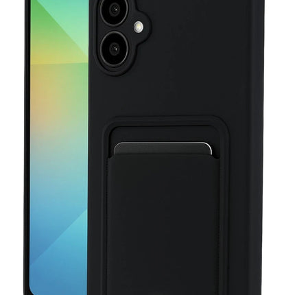 Samsung Galaxy A06 Kelvin Kartvizitli Silikon Kılıf - Siyah