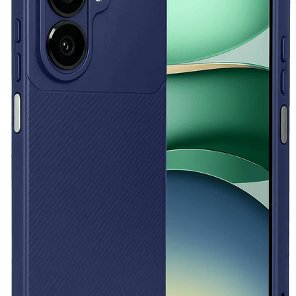 Samsung Galaxy A07 4G Auto Focus Karbon Kapak Kılıf - Lacivert
