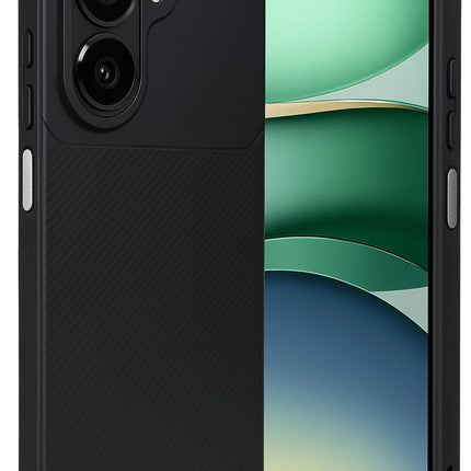 Samsung Galaxy A07 4G Auto Focus Karbon Kapak Kılıf - Siyah