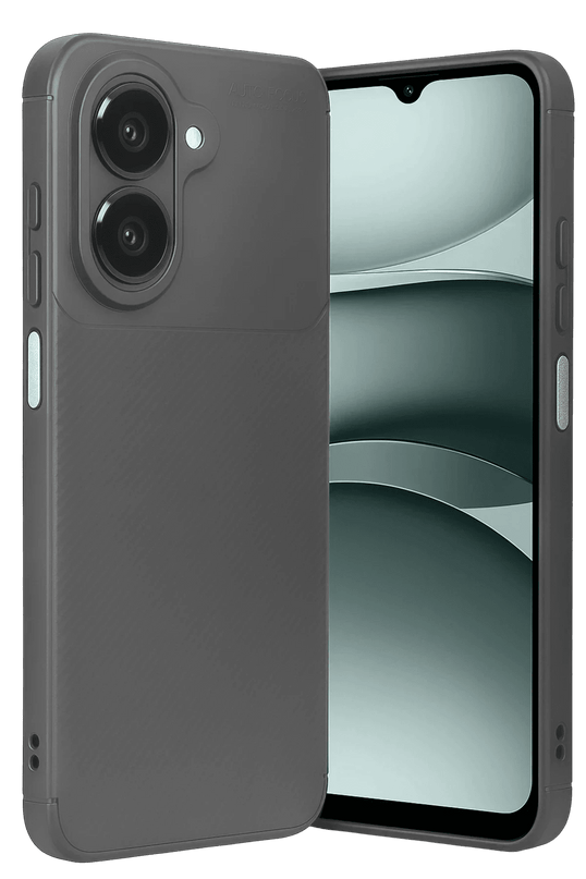 Samsung Galaxy A07 4G Auto Focus Karbon Kapak Kılıf - Gri
