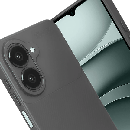 Samsung Galaxy A07 4G Auto Focus Karbon Kapak Kılıf - Gri 2