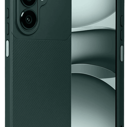 Samsung Galaxy A07 4G Auto Focus Karbon Kapak Kılıf - Koyu Yeşil