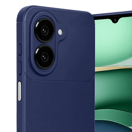 Samsung Galaxy A07 4G Auto Focus Karbon Kapak Kılıf - Lacivert 4