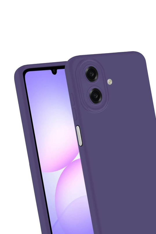 Samsung Galaxy A07 4G First Silikon Kılıf - Mürdüm 3