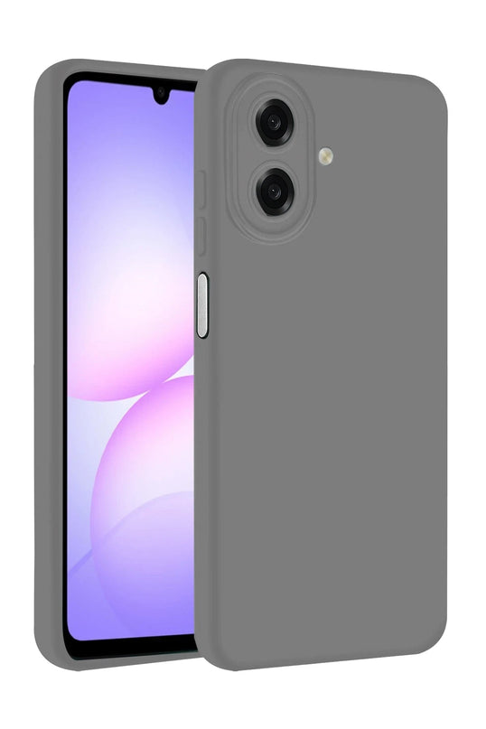 Samsung Galaxy A07 4G First Silikon Kılıf - Gri