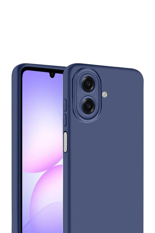 Samsung Galaxy A07 4G First Silikon Kılıf - Lacivert 2