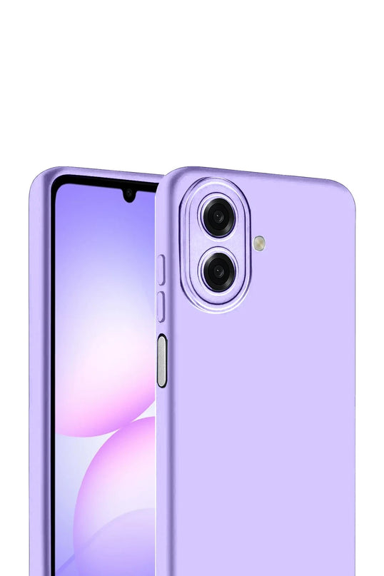 Samsung Galaxy A07 4G Nano içi Kadife Silikon Kılıf - Lila 2
