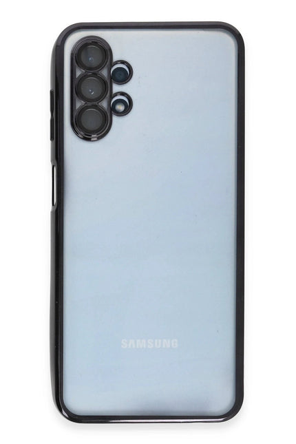 Samsung Galaxy A13 4G Razer Lensli Silikon Kılıf - Siyah