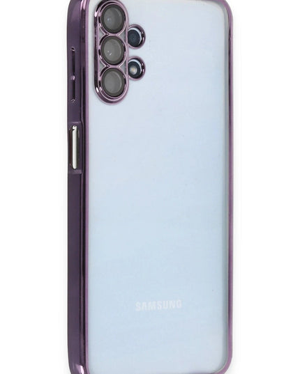 Samsung Galaxy A13 4G Razer Lensli Silikon Kılıf - Mor 2