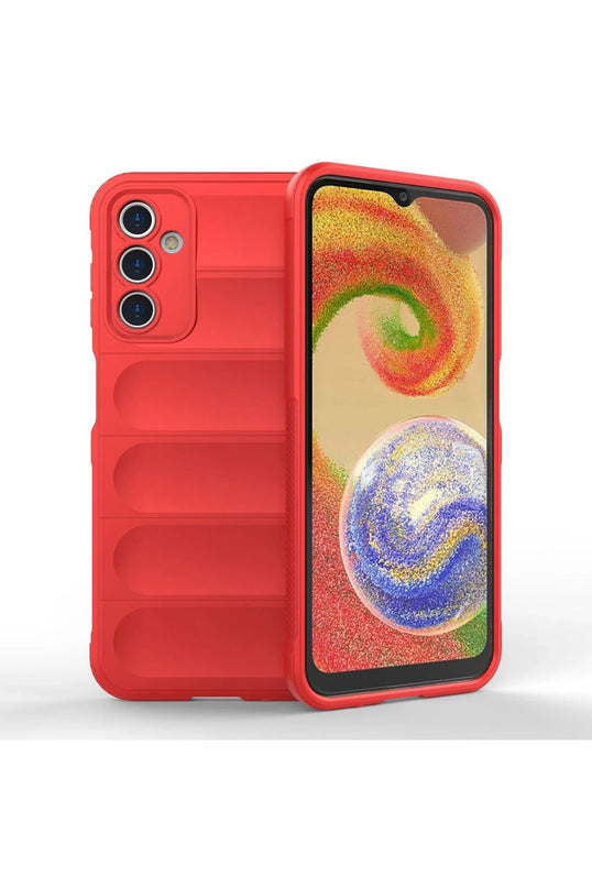 Samsung Galaxy A14 4G Optimum Silikon Kılıf - Kırmızı